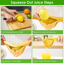 Manual Lemon Squeezer Fold Flat Design Effortless Hand Lemon Juicer Squeezer Manual Citrus Juicer with Sideways Pivot Increase Leverage Reduce Effort by GBruno Store