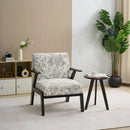 Mid-Century Modern Lounge Armchair - Seat Cushion (Beige + Grey)
