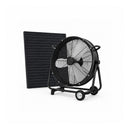24 Inch Solar Floor-Standing Fan With Adjustable Solar Panel by HouseOfZazla