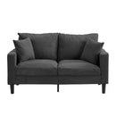 Modern Upholstered Loveseat Sofa, High Resilience by Unique Piece Furniture