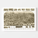 Vintage Map of Westerly, Rhode Island 1911