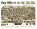 Vintage Map of Westerly, Rhode Island 1911