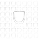 Double Wall Glass Coffee Mugs Cups  -8.5oz/12oz
