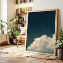 Rising Cloud Beneath Deep Sky