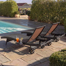 K&K 80'' Patio Wicker Chaise Lounge Chairs Set of 2 by HouseOfZazla