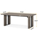 Large Rectangular Kitchen Table by HouseOfZazla