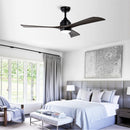 52" Solid Wood Blades Ceiling Fan with Lights Remote Control, Quiet DC Motor by HouseOfZazla