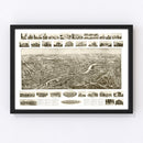 Vintage Map of Naugatuck, Connecticut 1906