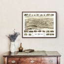 Vintage Map of New Milford, Connecticut 1906