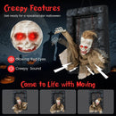 Halloween Hanging Animated Zombie Prisoner Decoration Sound-Activated by LJGDeals
