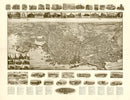 Vintage Map of New London, Connecticut 1911