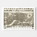 Vintage Map of Norwich, Connecticut 1912