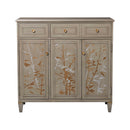 Dauphin - Handpainted Entryway Storage Cabinet - Gray Cashmere by HouseOfZazla