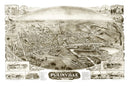 Vintage Map of Plainville, Connecticut 1907