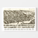 Vintage Map of Shelton, Connecticut 1919