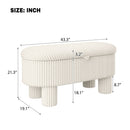 Storage Ottoman Upholstered Bench With Lift-Top Storage by HouseOfZazla