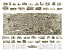 Vintage Map of Torrington, Connecticut 1907
