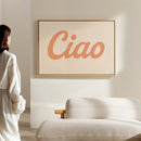 Ciao Retro Wall Art Print