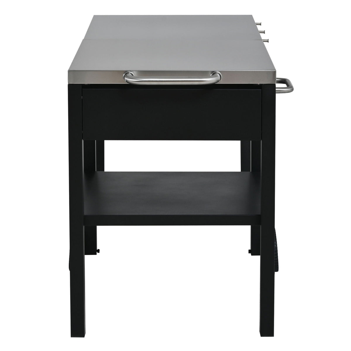 Foldable Outdoor Kitchen Cart With Storage For Patio, photo 7 of 35