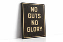 No Guts No Glory Vintage Poster