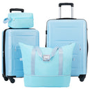 2 Piece Luggage Set With Bags Expanable Spinner Wheels ABS Lightweight Suitcase With Tsa Lock 20" / 24" by HouseOfZazla