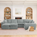 Sectional Sofa With Moveable Ottoman by HouseOfZazla