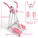Air Walk Elliptical Machine - Foldable Cardio Cross Trainer by HouseOfZazla