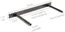 Floating Shelf Brackets - Sheppard Brackets - Easy Install - Heavy Duty (16 inch) by CozyNest Decor