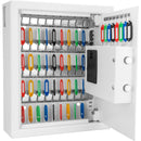 48 Keys, Key Cabinet Digital Keypad Wall Safe - White by HouseOfZazla