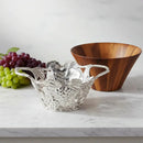 Grape Wood Tall Salad Bowl by Arthur Court Designs