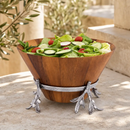 Olive Wood Salad Bowl by Arthur Court Designs