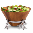 Olive Wood Salad Bowl by Arthur Court Designs