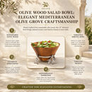 Olive Wood Salad Bowl