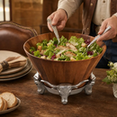 Longhorn Salad Bowl by Arthur Court Designs