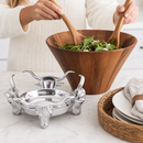 Longhorn Salad Bowl by Arthur Court Designs