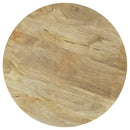 Diana - 2 Piece Round Coffee And End Table Set - Natural by HouseOfZazla