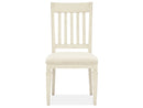 Newport - Dining Side Chair With Upholstered Seat (Set of 2) - Alabaster