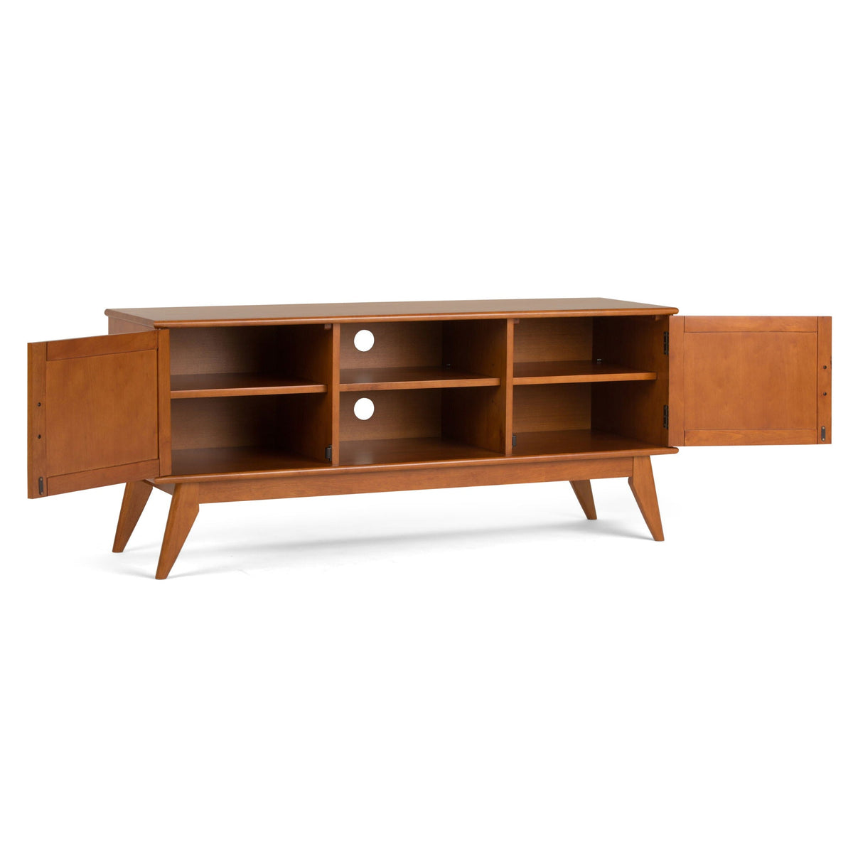 Draper - Handcrafted Mid Century Low TV Media Stand, photo 15 of 40