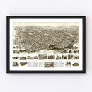 Vintage Map of Freeport, New York 1909