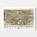 Vintage Map of Goshen, New York 1922