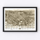 Vintage Map of Goshen, New York 1922