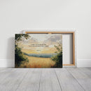 Golden Field of Peace with Psalm 4:8