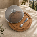 Olive 3 Piece Picnic Cheese Board / Spreader by Arthur Court Designs