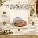 Olive 3 Piece Picnic Cheese Board / Spreader by Arthur Court Designs