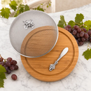 Grape 3 Piece Picnic Cheese Board / Spreader by Arthur Court Designs