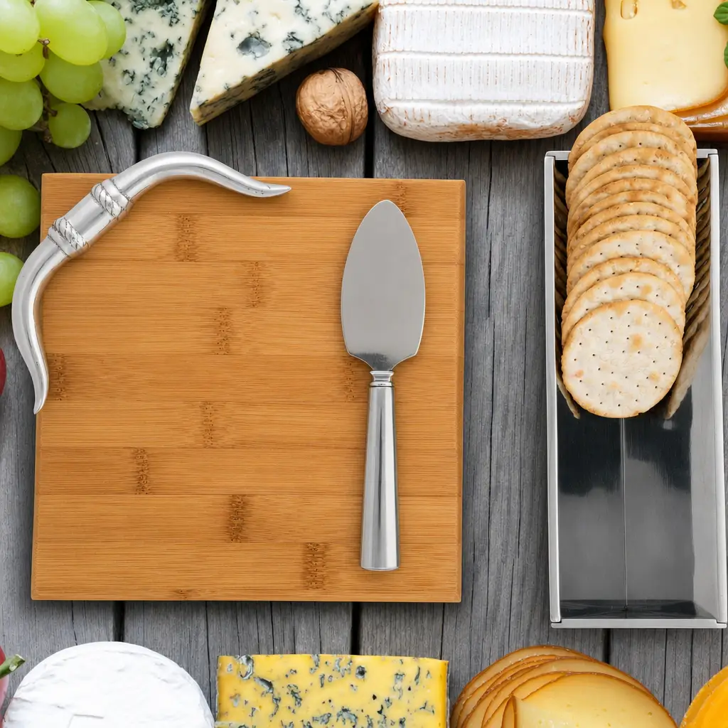 Longhorn Bamboo Cheese Set