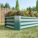 Metal Raised Garden Bed, Rectangle Raised Planter 4×2×1ft by HouseOfZazla