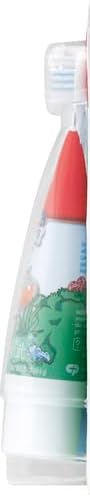 Colgate Baby Training Toothpaste and Toothbrush Kit, Mild Fruit Flavor Set for Ages 3-24 Months (Pack of 2) by TinyTreasures Baby Boutique