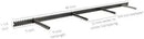 Floating Shelf Brackets - Sheppard Brackets - Easy Install - Heavy Duty (46 inch) by CozyNest Decor