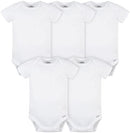Gerber baby-boys 5 Pack Onesies Multi-packs Bundle Interlock 180 Gsm by TinyTreasures Baby Boutique